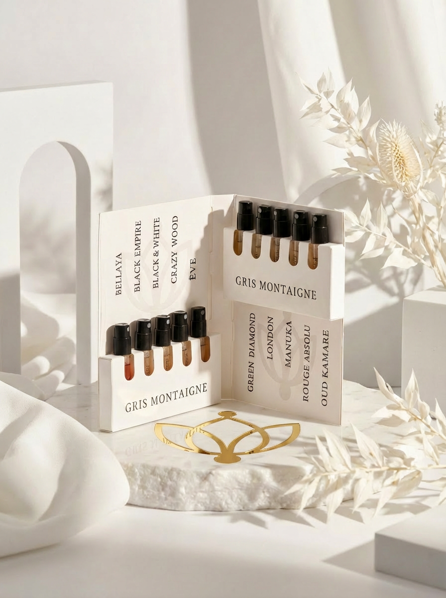 Kit d'échantillons découvert - Gris Montaigne Paris